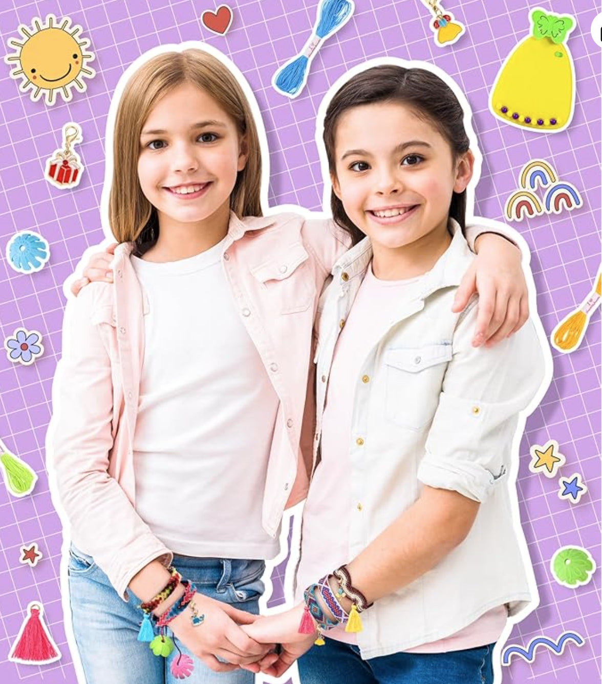 Kit de fabrication de bracelets d'amitié / brésilien