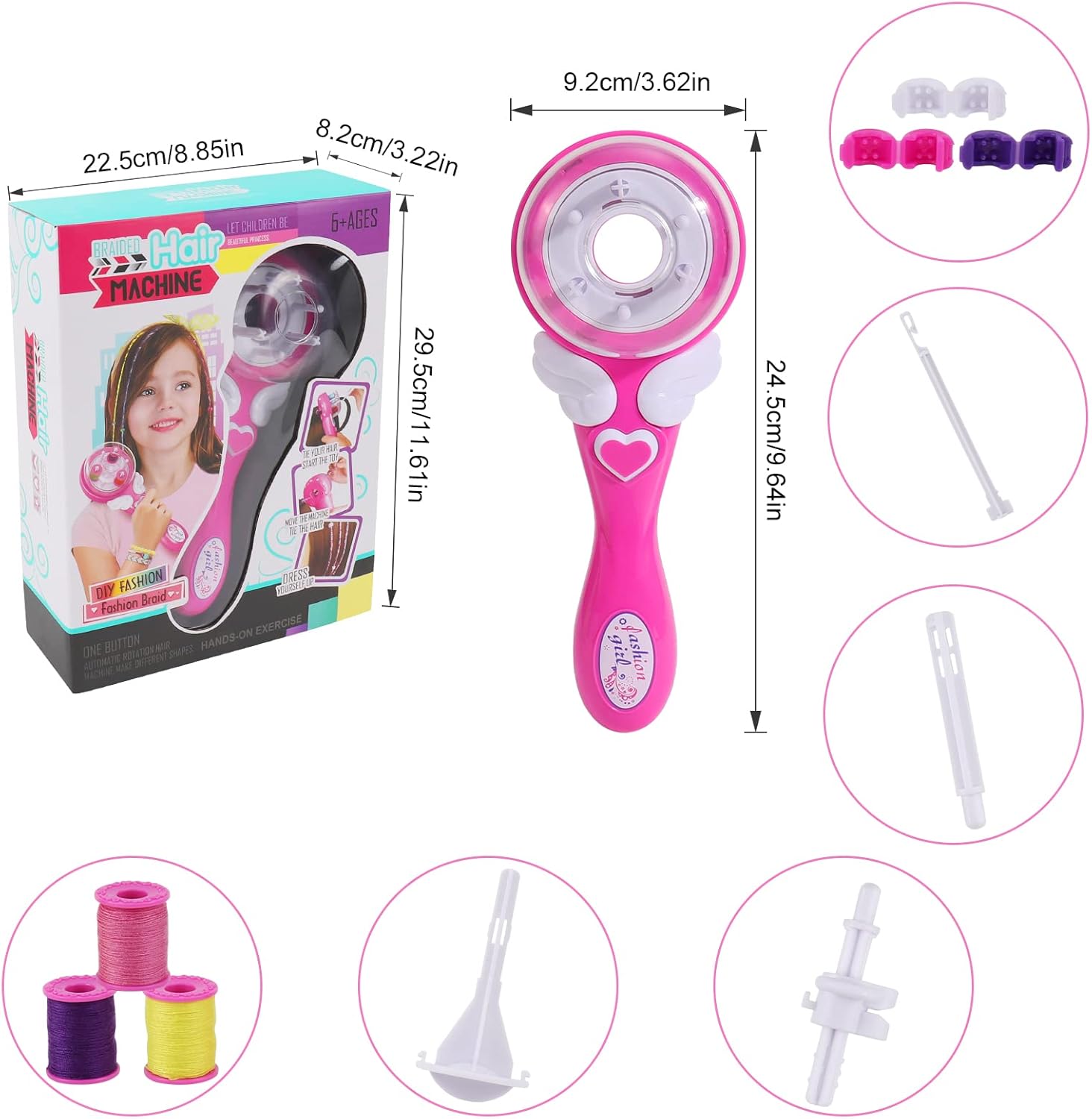 Créateur de mèches colorées