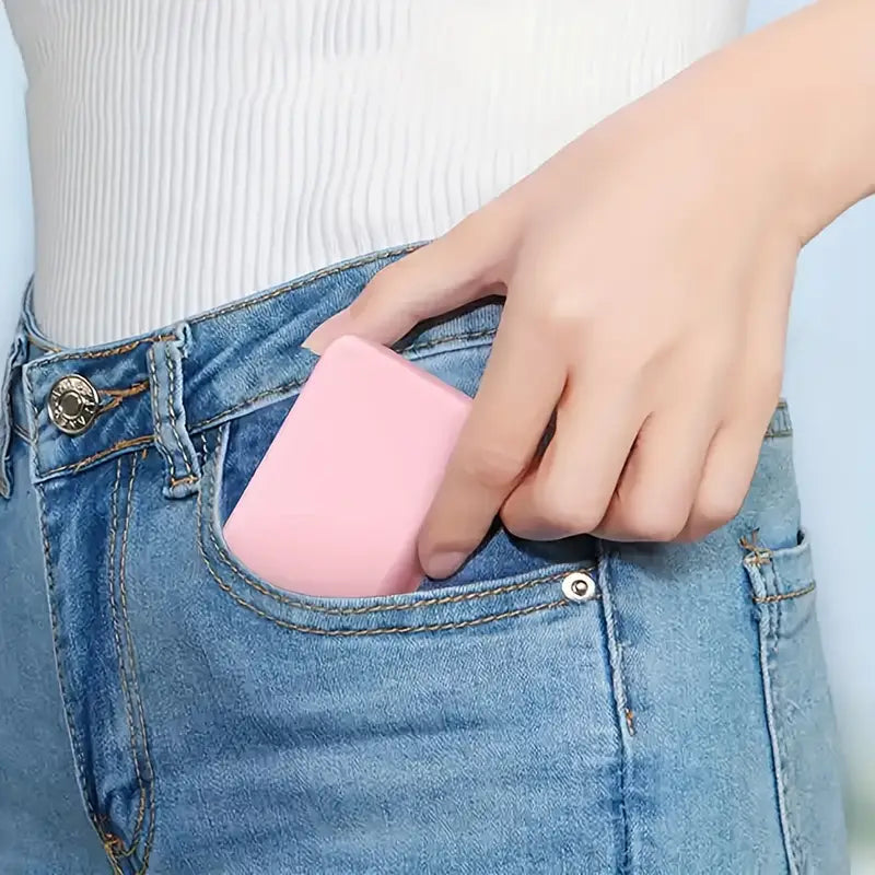 Miroir de poche LED grossissant 3X