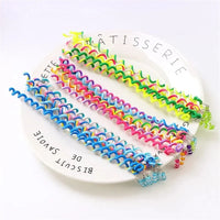 Lot de 6 torsades multicolores