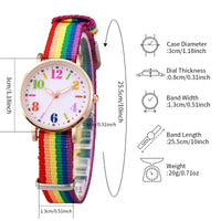 Ensemble Montre & Bracelets Femme – 4 pièces, look coloré & message Love