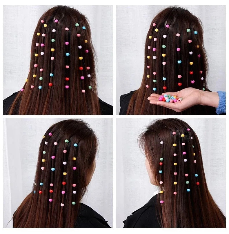 Pinces à cheveux colorées, épingles à cheveux tressées,100 pièces