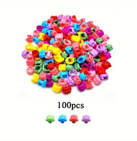 Pinces à cheveux colorées, épingles à cheveux tressées,100 pièces