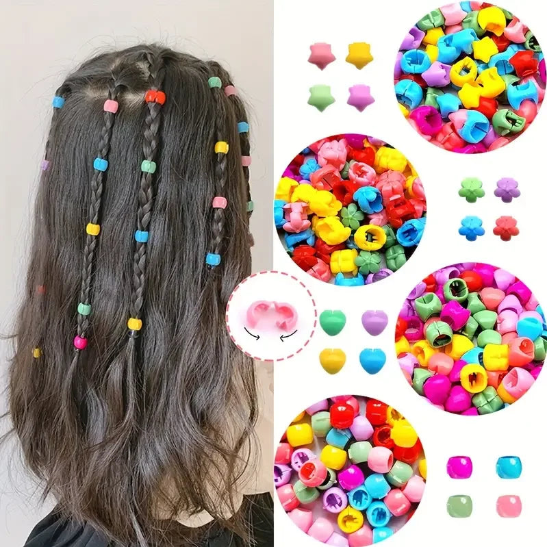 Pinces à cheveux colorées, épingles à cheveux tressées,100 pièces
