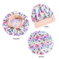 CADEAU - Bonnet de sommeil en satin pour enfant