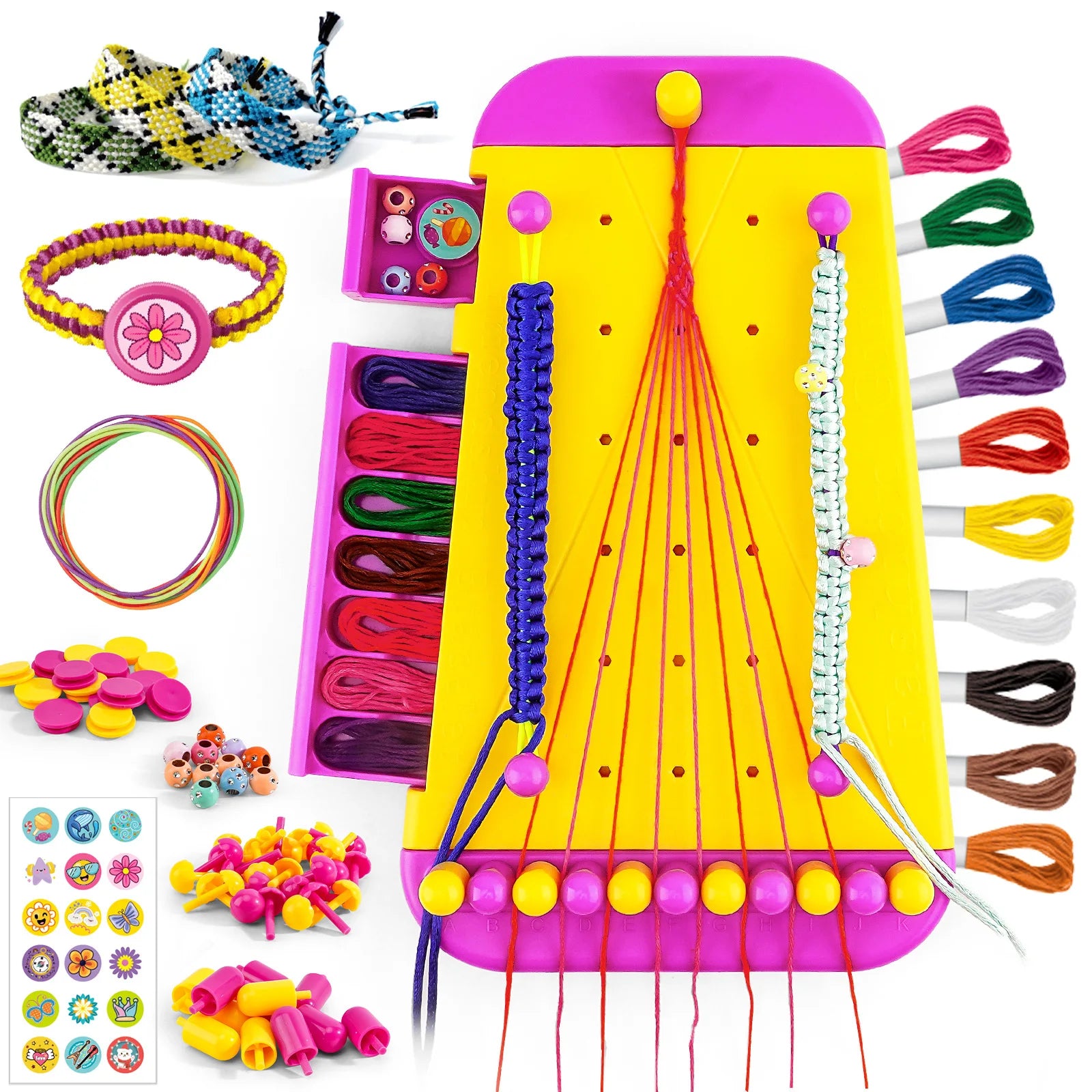 Kit de fabrication de bracelets d'amitié / brésilien